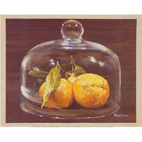 Cloche, Oranges by Pascal Cessou. Size 9.02 inches width by 7.17 inches height. High Quality Art Poster Print