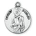 Sterling Silver Saint Philip Medal and 18-inch Chain