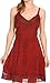 Sakkas Aliney Short Adjustable Spaghetti Strap Sleeveless Embroidered Day Dress