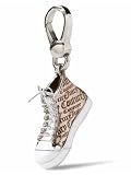 Juicy Couture High Top Sneakers Gold Charm
