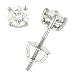 0.75 Carat Total Weight Diamond Stud Earrings. Available in 14Kt Yellow Or White Gold.