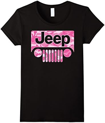 Women's Jeep Girl T-shirt Medium Black