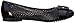 AK Anne Klein Women's Brief Leather Ballet Flat