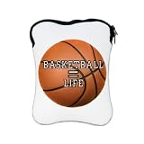 iPad 1 2 & New iPad 3 Sleeve Case 2-Sided Basketball Equals Life