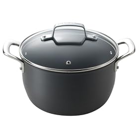 Tefal Jamie Oliver Hard Anodised  Stewpot and Lid, 24 cm