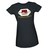 Cochrane Library Logo -- Starfleet Academy -- Star Trek Crop Sleeve Fitted Juniors T-Shirt