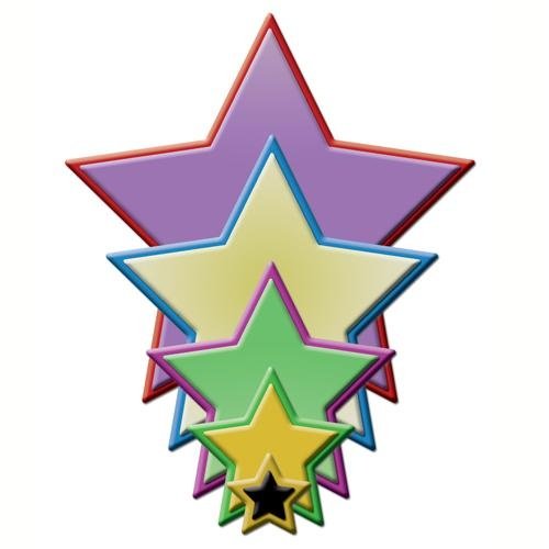 Spellbinders Nestabilities 5-Piece Stars