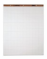 TOPS 7900 Drilled Easel Pads, 27 x34, 1" Squares, 50 Bond Sheets/Pad, 4 Pads/Carton