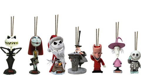 Childrens Toyshop  Toys : Neca Nightmare Before Christmas Head Knocker Mini assort