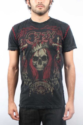 Affliction - Mens Ozzy Vintage T-Shirt in Black