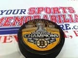 Signed Brad Marchand Puck - Stanley Cup - Autographed NHL Pucks