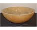 Bathroom Honey Onyx Stone Vessel Vanity Sink Bowl Lavatory Basin with Chrome Pop Up Drain 4B