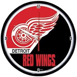 Detroit Red Wings Wall Clock - Hockey Sports Merchandise