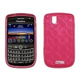 EMPIRE Pink Poly-Skin Case Cover for Blackberry Tour 9630 / Bold 9650