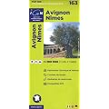 Avignon / N�mes ign: Top 100 Tourisme et D�couverte . Patrimoine historique et naturel / Courbes de niveau / Routes et chemins / Itin�aires de randonn�e / Compatible GPS