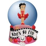 Betty Boop She's So Fine Musical Water Globe Collectible