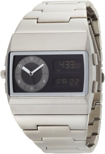 Vestal Herren-Armbanduhr Metal Monte Carlo Analog - Digital Edelstahl silber MMC031 Preisvergleich