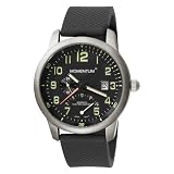 41ZBoPrWshL. SL160  Cheap Momentum Mens 1M SP90B1 Aeromax Titanium Dual Time Rubber Bracelet Watch Sale