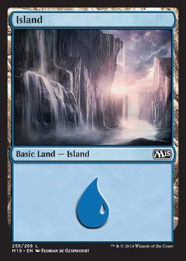 Magic: the Gathering - Island (255/269) - Magic 2015 - Foil