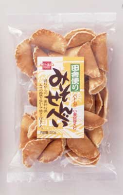 健康フーズ　田舎便りみそせんべい　130g×5個セット