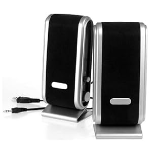 PARA Portable USB Multimedia PC Speakers for use with Desktops / Laptops / Netbooks / Macbooks / iMac