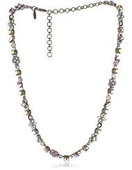 Sorrelli "Mirage" Crystal and Opaque Stone Gold-Tone Necklace