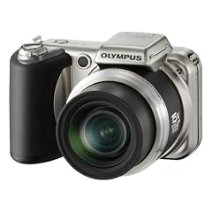 Olympus SP-600UZ Digitalkamera (12 Megapixel, 15-fach Zoom, 6,9 cm (2,7 Zoll) Display, 1GB intern Speicher) Titanium Silver
