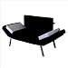 55798W - DHP Collection Euro Futon (Black)