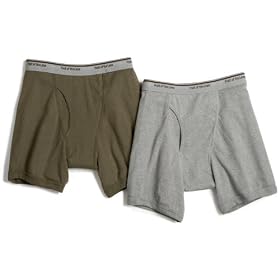 Fruit of the Loom Men's Rugged Boxer Brief 2-Pack