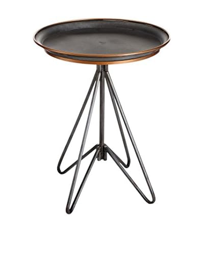 HOME FURNITURE Tavolino Ausiliario Nero