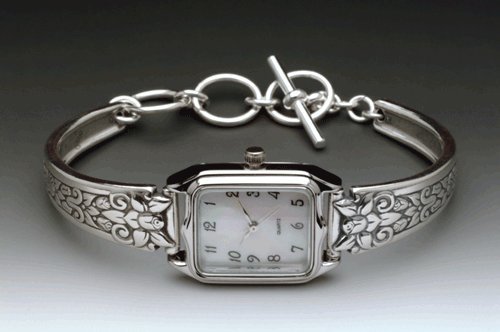 Silver Spoon Silver Ladies MOP Watch Heather Unique