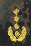 BW Rangschlaufen, flecktarn, General, gelb bestickt