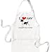 I Love My Smooth Fox Terrier Apron