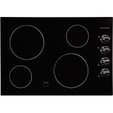 Frigidaire : FFEC3024LB 30 Electric Cooktop, 4 Cooking Zones - Black