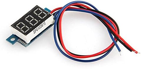 DC 3V-30V Mini Digital LED Panel Voltmeter Voltage Meter 3 Wire Blue Display