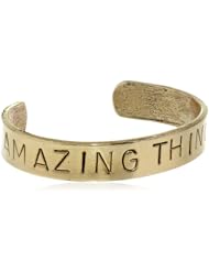 Alisa Michelle Do Amazing Things Cuff Bracelet, 4"