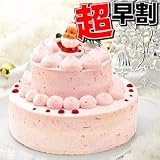 【364】【超早期割引】ドーン！今年初★夢のクリスマスケーキが現実に！『夢のふわっふわ苺2段ケーキ』（お届け期間：12/20～12/27）