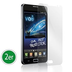 vau Screengards - Display Schutz-Folien f�r Samsung Galaxy Note N7000 (2er-SET ultra transparent)