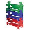 Primary Color Puzzle Bookcase
