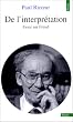 De l'interpr�tation