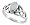 Sterling Silver Tribal Celtic Trinity Braid Band, w/ Marquise Cut 10x5mm Mother of Pearl, 1/2