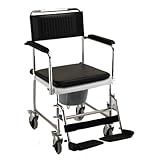 NOVA 8805 Drop Arm Shower Transport Chair Commode