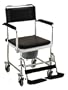 NOVA 8805 Drop Arm Shower Transport Chair Commode
