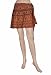 Hand Block Printed Unique Designer Cotton Wrap Around Mini Skirt