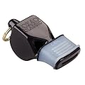 Fox 40 CMG Whistle with Cushioned Mouth Grip - Black