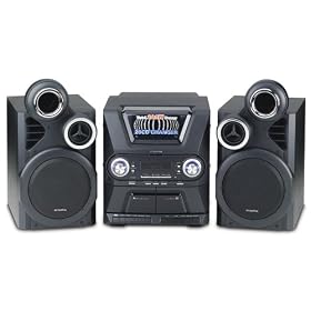 Audiovox CE622 200 Watt 20 CD Shelf System with Digital Radio
