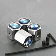 BMW Anti-theft Chrome Tire Valve Caps