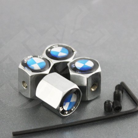 BMW Anti-theft Chrome Tire Valve Caps
