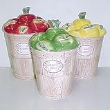 Pfaltzgraff Delicious 3-Piece Sealed Canister Set