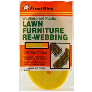 Childrens Toyshop  Outdoor Living : Thermwell #PW72W 2-1/4x72 White Re-Web Kit